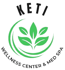 A logo of the wellness center and med spa.